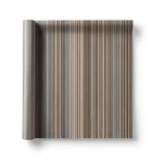 Italian Striped Wall Covering 10m x 0.53m, Brown Color