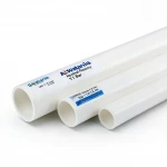 مواسير بلاستيك UPVC مصنع الوطنيه ضغط 11 بار  مقاس ½ 1 إنش سمك 1.85 مم لون أبيض