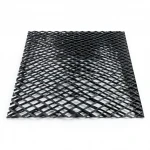 Hot Rolled (Black) Steel Expanded Metal Mesh  [Mazyoon] Thickness 1.7 mm Width 1.22 meter Length 6 meter | Bait Al Tatawor Company