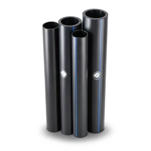 مواسير HDPE PE 100 ضغط 4 بار قطر خارجي 180 مم سمك 4.4 مم لون اسود | نيبروبلاست
