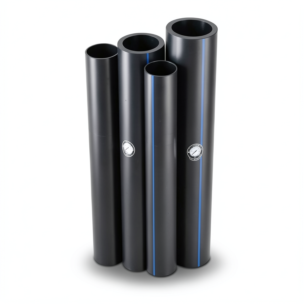 HDPE Pipes PE 100 Pressure 4 Bar Outside Diameter 180 mm Thickness 4.4 mm Black | NEPROPLAST