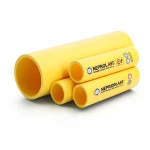 مواسير HDPE PE 100 ضغط 4 بار قطر خارجي 560 مم سمك 13.7 مم لون أصفر | نيبروبلاست