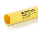 مواسير HDPE PE 100 ضغط 4 بار قطر خارجي 630 مم سمك 15.4 مم لون أصفر | نيبروبلاست