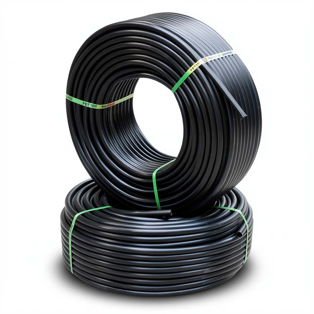 أنابيب HDPE PE 100 ضغط 4 بار قطر خارجي 63 مم سمك 1.8 مم لون أسود | نيبروبلاست