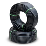 أنابيب HDPE PE 100 ضغط 4 بار قطر خارجي 90 مم سمك 2.2 مم لون أسود | نيبروبلاست