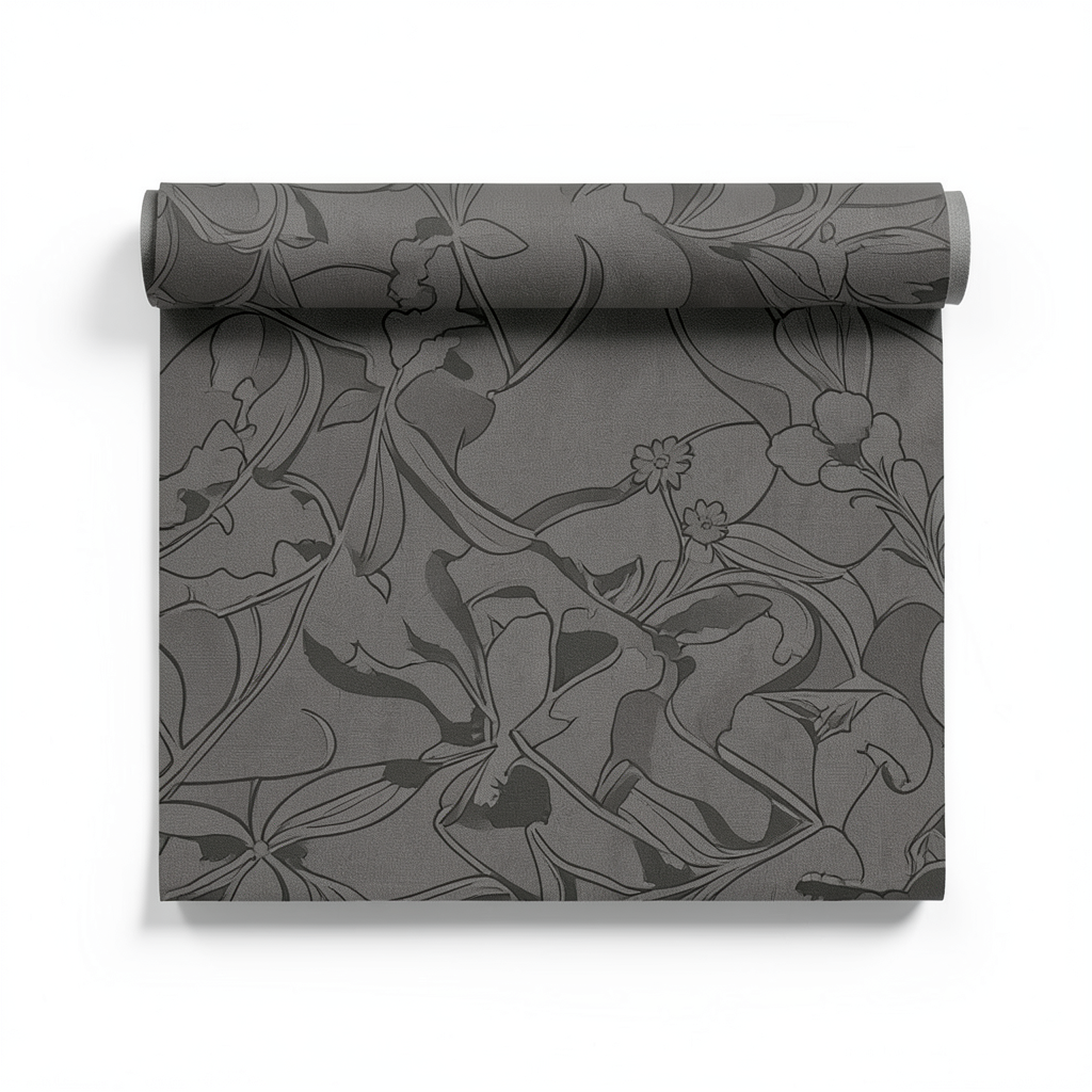 Italian Patterned Wallpaper 10m x 1.06m Dark Beige, Model 56933
