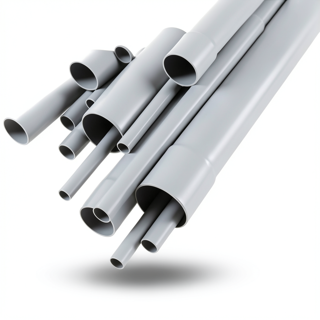 UPVC Pipes Nominal Pressure 4 Bar Outside Diameter 560 mm Thickness 11 mm Gray