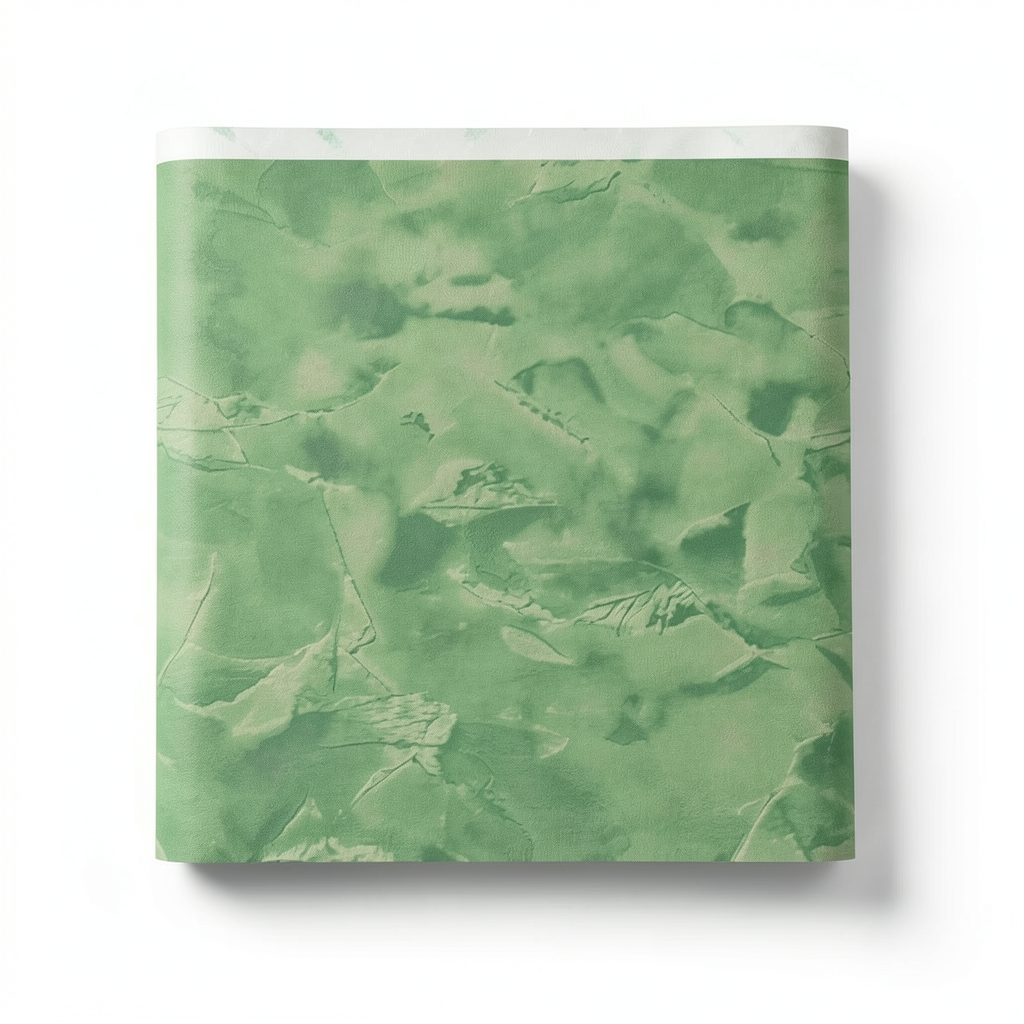 Italian Patterned Wall Covering 10m x 0.73m Green, Model 56936