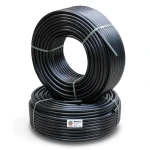 أنابيب HDPE PE 80 ضغط 3.2 بار قطر خارجي 110 مم سمك 2.7 مم لون اسود | نيبروبلاست