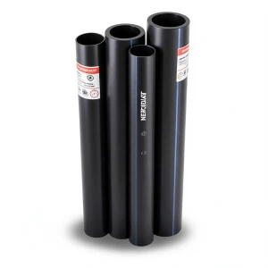 مواسير HDPE PE 100 ضغط 4 بار قطر خارجي 160 مم سمك 4.0 مم لون اسود | نيبروبلاست