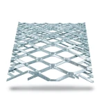 Galvanised Steel Expanded Metal Mesh Bahri Thickness 2 mm Width 2.44 meter Length 6 M