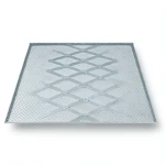 Galvanised Steel Expanded Metal Mesh Bahri Thickness 2.7 mm Width 2.44 m Length 7 m