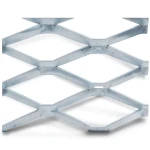 Galvanised Steel Expanded Metal Mesh Bahri 1.2 mm Thickness 2.44m Width 7m Length