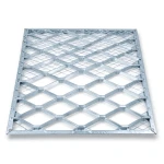 Galvanised Steel Expanded Metal Mesh Bahri Thickness 3 mm Width 2.44 meter Length 1 M