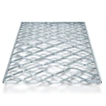Galvanised Steel Expanded Metal Mesh Bahri Thickness 1.4 mm Width 2.44 m Length 7 m