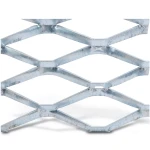 Galvanised Steel Expanded Metal Mesh Bahri 1.5 mm Thickness 2.44 m Width 7 m Length