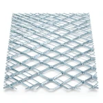 Galvanised Steel Expanded Metal Mesh Bahri 3.8 mm Thickness 2.44 m Width 1 m Length