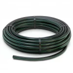 لفة أنابيب HDPE ضغط  6.2 بار [PE 63] قطر خارجي 25 مم  SDR 13.6  لون اسود مع خط اخضر | مصنع المنى