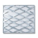 Galvanised Steel Expanded Metal Mesh Bahri Thickness 1.8 mm Width 2.44 m Length 7 m