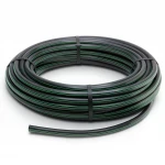 لفة أنابيب بلاستيك HDPE ضغط  6.2 بار [PE 63]  110 مم  SDR 13.6  لون اسود مع خط اخضر | مصنع المنى