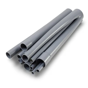 UPVC Pipes Nominal Pressure 2 Bar Outside Diameter 630 mm Thickness 2 mm Gray