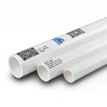 UPVC Pipes  ALWatania Brand Nominal Pressure 11 Bar Size 1 ¼ inch Thickness 1.63 mm White 