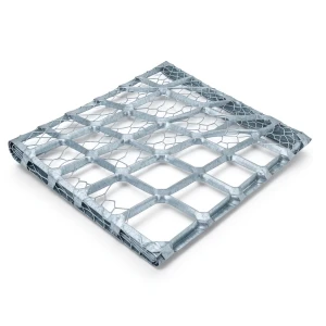 Galvanised Steel Expanded Metal Mesh Bahri Thickness 3.8 mm Width 2.44 m Length 2 m