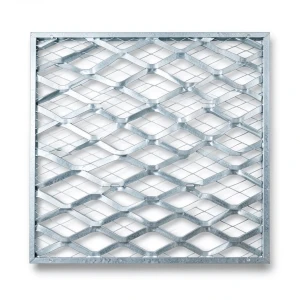 Galvanised Steel Expanded Metal Mesh Bahri Thickness 3 mm Width 2.44 meter Length 1 M