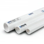 UPVC Pipes  ALWatania Brand Nominal Pressure 11 Bar Size 6 inch Thickness 6.48 mm White Colour