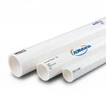 انابيب بلاستيك UPVC شركة الوطنيه ضغط 11 بار  مقاس 8 إنش سمك 8.43 مم لون أبيض