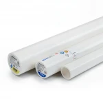 UPVC Pipes Brand ALWatania Nominal Pressure 8.6 Bar Size 8 inch Thickness 6.73 mm White Colour
