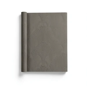 Italian Wallpaper Dark Beige Color Modern Design, Size 10m x 0.53m, Model Z21716
