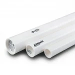 UPVC Pipes ALWatania Brand Nominal Pressure 13.8 Bar Size ¾ inch Thickness 1.52 mm White Colour