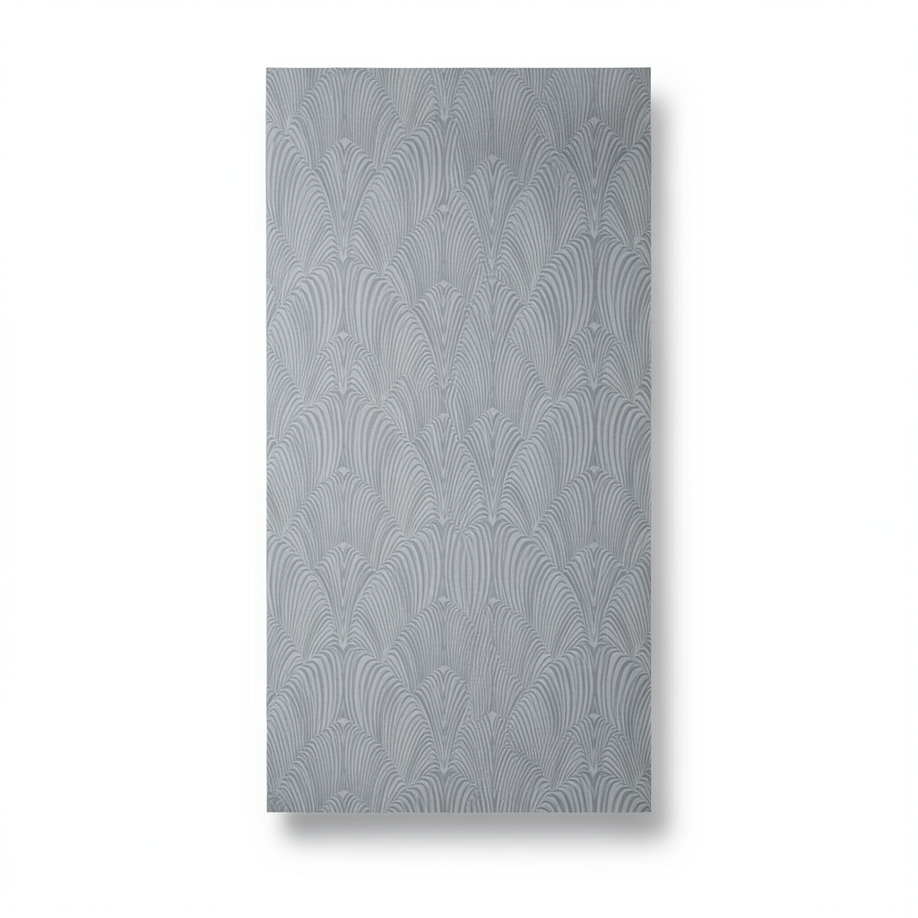 Italian Wallpaper Gray Color Modern Design, Size 10m x 0.53m, Model Z21718