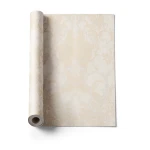 Italian Wallpaper Beige Color Classic Design, Size 10m x 0.70m, Model 15022