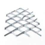 Galvanised Steel Expanded Metal Mesh Bahri Thickness 6 mm Width 2.44 m Length 1 m