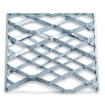 Galvanised Steel Expanded Metal Mesh Bahri 2.8 mm Thickness 2.44 m Width 2 m Length