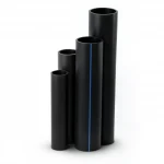 مواسير HDPE الجودة   SDR 17.6   قطر خارجي 125 مم سمك 7.1 مم لون اسود