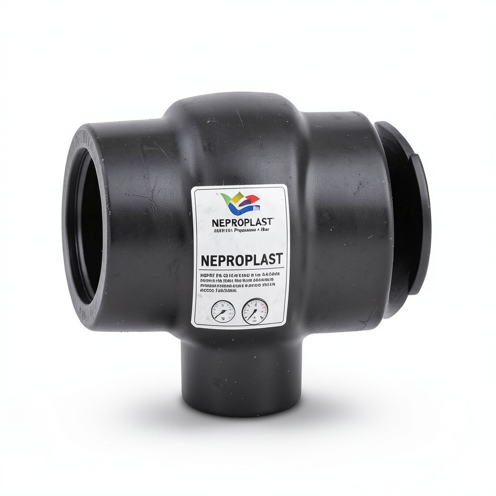 HDPE Pipes PE 100 Pressure 4 Bar 450 mm Diameter 11.0 mm Thickness Black | NEPROPLAST