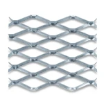 Galvanised Steel Expanded Metal Mesh Bahri 3 mm Thickness 2.44 m Width 2 m Length