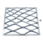 Galvanised Steel Expanded Metal Mesh Bahri Thickness 3.8 mm Width 2.44 m Length 2 m