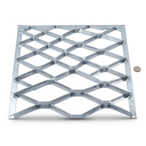 Galvanised Steel Expanded Metal Mesh Bahri Thickness 3.8 mm Width 2.44 m Length 2 m