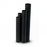 أنابيب HDPE الجودة   SDR 17.6  قطر خارجي 180 مم سمك 10.2 مم لون اسود