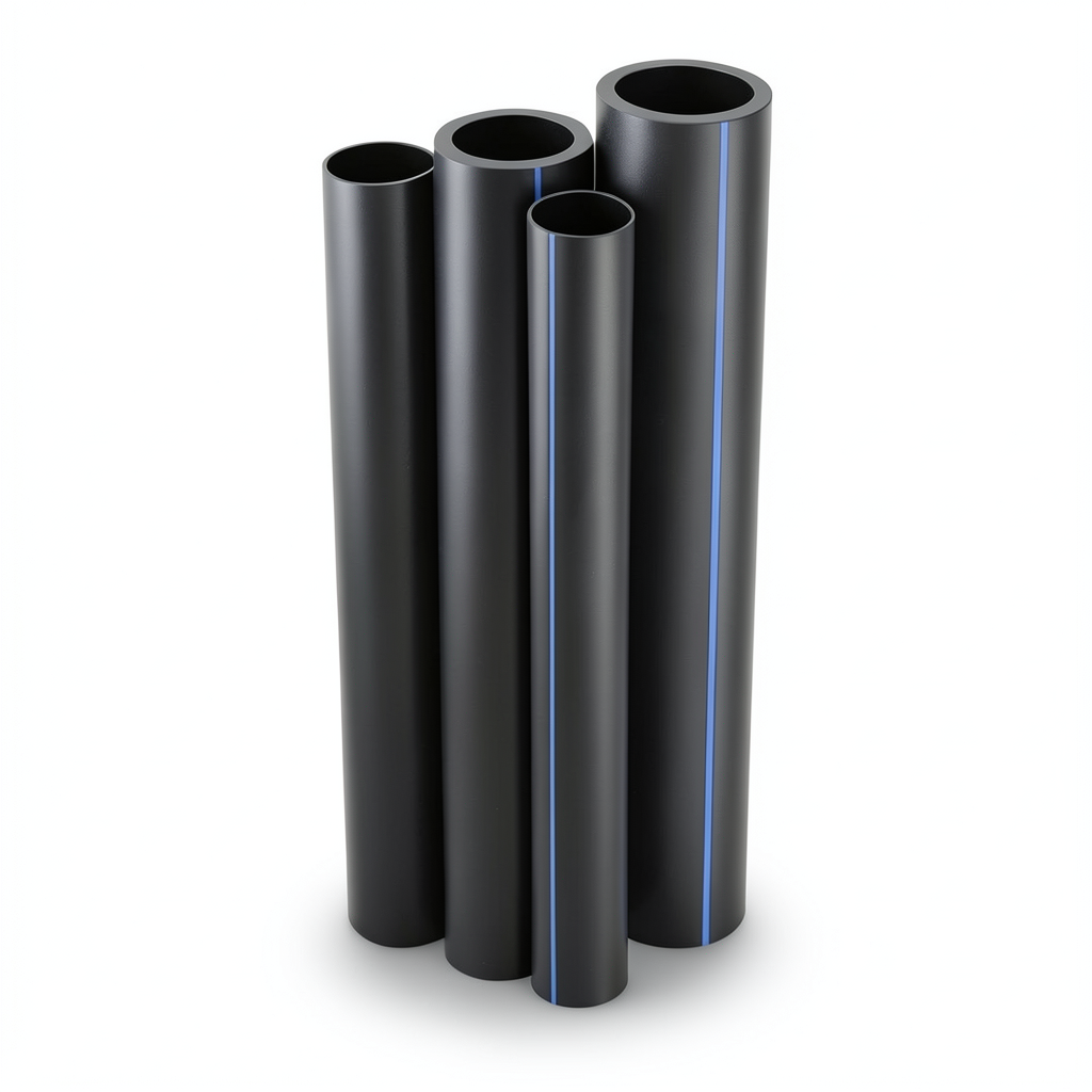 HDPE Pipes PE 80 Pressure 3.2 Bar Outside Diameter 180 mm Thickness 4.4 mm Black | NEPROPLAST