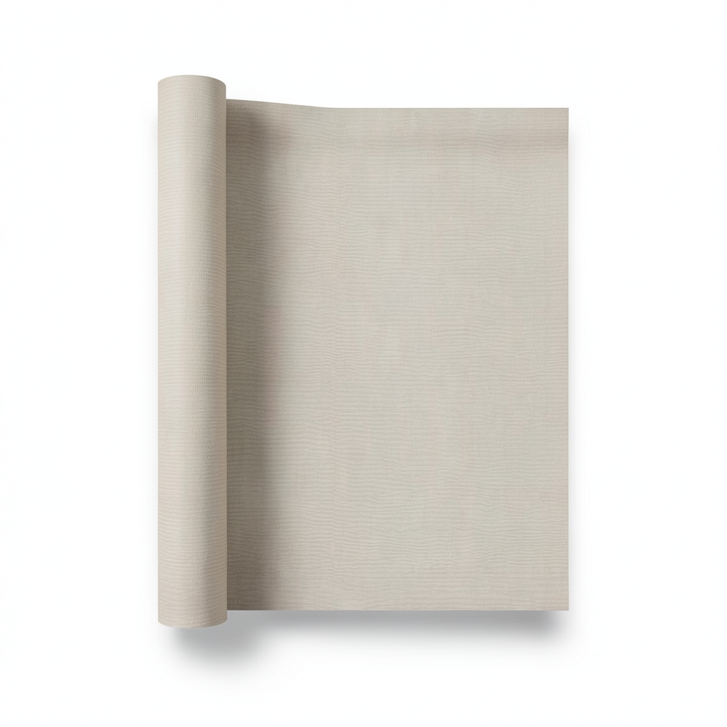 Italian Wallpaper Plain Design Beige Color, Size 10mx0.53m, Model Z21721