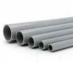 انابيب UPVC الجودة ضغط 6 بار  قطر خارجي 40 مم سمك 1.8 مم لون رمادي