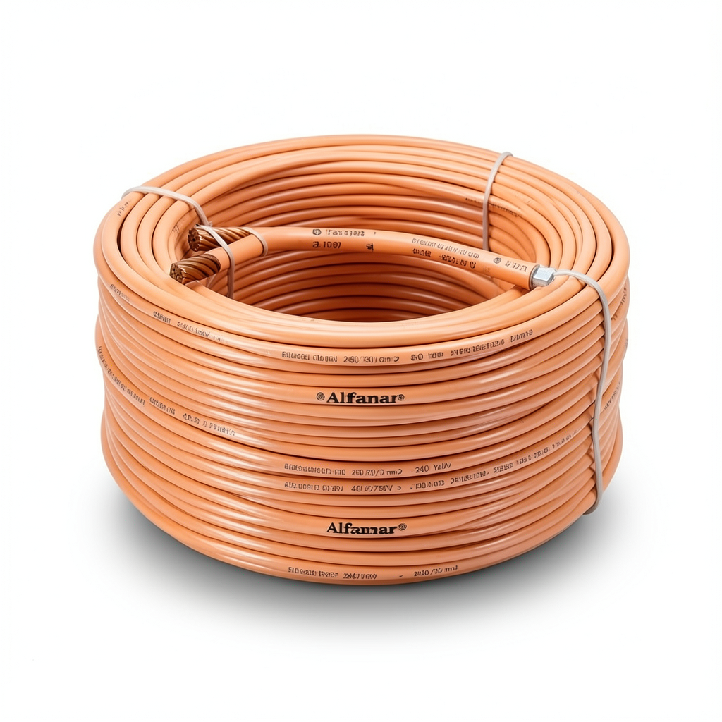 Alfanar 240 mm2 Electric Wire 450/750V, Stranded Copper PVC Insulation, 100 Yards | Al Fanar