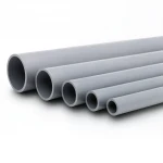 انابيب UPVC الجودة ضغط 6 بار  قطر خارجي 110 مم سمك 3.2 مم لون رمادي