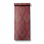 Classic wall decoration red color length 10m, width1.06 m, model 81901
