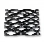 Hot Rolled (Black) Steel Expanded Metal Mesh  [Mazyoon] Thickness 1.8 mm Width 1.22 meter Length 4 meter | Bait Al Tatawor Company